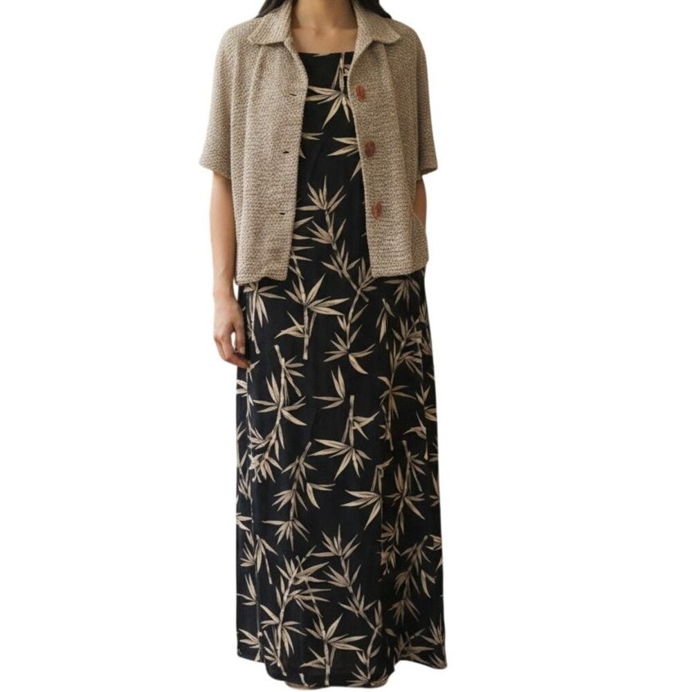 Jessica Howard Vintage 2‑Piece Maxi Dress & Jacket Set Women’s Medium